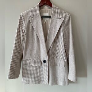 Avec Les Filles Gingham Blazer - S